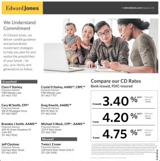 Find out the current <b>rates</b> and terms of <b>CDs</b> from <b>Edward</b> <b>Jones</b> and how to start an investment portfolio. . Edward jones cd rates today